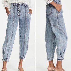 Ulla Johnson Brodie Acid Wash Jeans sz 12
